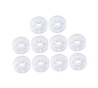 Gcljlmy Pack of 10 Fishing Spools Empty Spools for Line Organisation Made of High-Quality PP for Fly Fishing and On the Go (S)