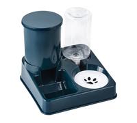 Gcljlmy Pet Feeder and Water Dispenser, Automatic Cat Food Dispenser, Double Cats, Cat Bowls, Feeding and Drinking, Built-in