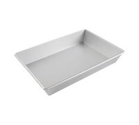 Gcljlmy Rectangular Pizza Pan Biscuit Sheet Food Tray Easy Clean Bread Baking Tray Deep Pizza Baking Tray for Baking Roasting Kitchen (30.5 cm x 20.5 cm x 5 cm)