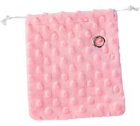 Gcljlmy Sugar Glider Bonding Pouch Drawstring Travel Bag Hidden Bed Outgoing Soft Sleeping Bag for Small Pets and Animals Hamsters (Pink)