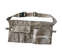 Gcljlmy Tool Waist Bag Portable Tool Bag Removable Multifunctional Pockets Belt Bag Tool Organiser for Carpenters Gardeners (Grey)