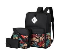 Gcljlmy Travel Laptop Backpack Shoulder Bag Adjustable Straps College Doctor Nurse Bag Handbag for Men Business Travelers Commuters Black