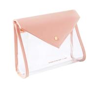 Gcljlmy Travel Toilet Bag Waterproof for Small Items Make Up Accessories Lightweight Cosmetic Organiser for Hotel Travel, pink, A