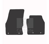 GCM - Car Floor Mats for Ford Transit Connect Van 2016-2018 Full Coverage Floor Protection - Anti Slip & Fit Rubber Car Mats with Clips Easy to Clean Heavy Duty for All-Weather- Red Edging, Rubber