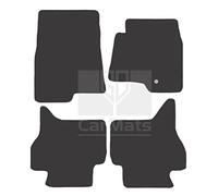 GCM - Car Floor Mats for Mitsubishi Shogun D-ID LWB 2000-2007 Full Coverage Floor Protection - Anti Slip & Fit Car Mat with Clips Easy to Clean Car Carpet for All-Weather- Black Edging, Carpet