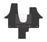GCM - Car Floor Mats for Volkswagen California T5 & T6 Camper Van Walkthrough 2011-2019 - Anti Slip & Fit Car Mat with Clips Easy to Clean Car Carpet for All-Weather- Grey Edging, Carpet