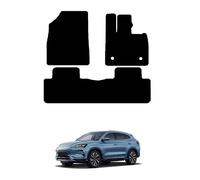 GCM- Car Mats for BYD Seal U 2024 to Present - Tailored Rubber Car Mats Set with Accessories - Anti-Slip Car Floor Mats, Waterproof, Heavy Duty - Easy to Clean - Red Edging,Rubber