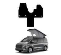 GCM - Car Mats for Ford Transit Custom Swift Monza Automatic Gearbox Camper Van 2024 to Present - Tailored Car Carpet Car Mats Set with Accessories - Anti-Slip Car Floor Mats, Red Edging,Carpet