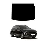 GCM - Tailored Car Boot Liner Mat Compatible with HYUNDAI KONA 2017+ Fit Rubber Boot Mat - Waterproof, Anti-Slip & Heavy Duty Easy Clean Mats(Grey Edging, Rubber)