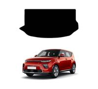 GCM - Tailored Car Boot Liner Mat Compatible with Kia Soul Ev 2020+ Fit Carpet Boot Mat, Full Protection Anti-Slip Easy Clean Mats (Black Edging, Carpet)