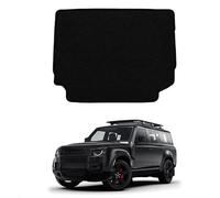 GCM - Tailored Car Boot Liner Mat Compatible with Land Rover Defender 110 5 Seat One Piece Rear 2020+ Fit Carpet Boot Mat, Full Protection Anti-Slip Easy Clean Mats (Red Edging, Carpet)
