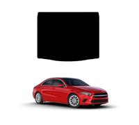 GCM - Tailored Car Boot Liner Mat Compatible with Mercedes A Class 2019+ Fit Rubber Boot Mat - Waterproof, Anti-Slip & Heavy Duty Easy Clean Mats (Black Edging, Rubber)