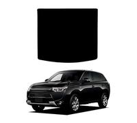 GCM - Tailored Car Boot Liner Mat Compatible with Mitsubishi Outlander PHEV Mk3 2014 to Present, Full Protection Anti-Slip Easy Clean Mats (Grey Edging, Carpet)