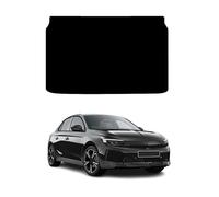GCM - Tailored Car Boot Liner Mat Compatible with Vauxhall Corsa Electric 2020+ Fit Rubber Boot Mat - Waterproof, Anti-Slip & Heavy Duty Easy Clean Mats (Black Edging, Rubber)