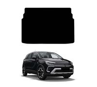 GCM - Tailored Car Boot Liner Mat Compatible with Vauxhall Crossland Boot Mat 2017+ Fit Carpet Boot Mat, Full Protection Anti-Slip Easy Clean Mats (Black Edging, Carpet)