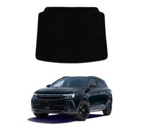 GCM - Tailored Car Boot Liner Mat Compatible with Vauxhall Grandland X 2017 To Present Fit Carpet Boot Mat, Full Protection Anti-Slip Easy Clean Mats (Green Edging, Carpet)