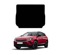 GCM - Tailored Car Boot Liner Mat Compatible with Vauxhall Grandland X Boot Mat 2017+ Fit Rubber Boot Mat - Waterproof, Anti-Slip & Heavy Duty Easy Clean Mats (Black Edging, Rubber)