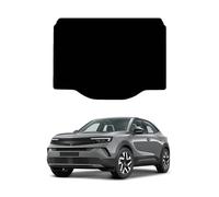 GCM - Tailored Car Boot Liner Mat Compatible with Vauxhall Mokka Boot Mat 2012-2016 Fit Rubber Boot Mat - Waterproof, Anti-Slip & Heavy Duty Easy Clean Mats (Grey Edging, Rubber)