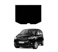 GCM - Tailored Car Boot Liner Mat Compatiblebwith Citroen C3 Picasso 2008-2017 Fit Rubber Boot Mat - Waterproof, Anti-Slip & Heavy Duty Easy Clean Mats (Red Edging, Rubber)