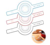 GCNWW 3 PCS Silicone Bread Sling for Dutch Oven, Reusable Non-Stick Baking Mat with Long Handles, Heat Resistant, Easy to Clean, Bread Making Accessories for Sourdough Breads Pizza and Cookies