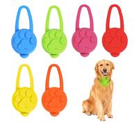 GCNWW Dog Collar Light 6 Pcs Dog Lights for Night Walking, Silicone Light for Dog Collar, Practical 3 Mode Silicone Waterproof LED Dog Collar Lights for Night Walking Running Camping