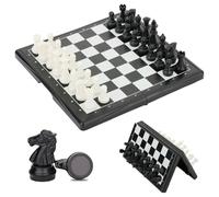 GCNWW Mini Magnetic Chess Set, Folding Chess Board for Adults
