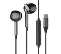 GCNWW USB C Headphones Wired for iphone 15 16, Wired Headphones USB C with Microphone and Volume Control for Macbook Dell Lenovo iphone 15 Galaxy S23 Huawei Google Pixel and More