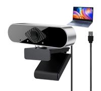 GCNWW USB Webcam for PC with Microphone, 1080P Full HD Plug-and-Play, Auto Light Correction and Noise Canceling, 360°View Web Cam Computer Camera for Video Calling Live Streaming Gaming Conferences