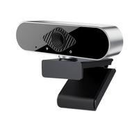 GCNWW USB Webcam for PC with Microphone, 4K Full HD Plug-and-Play, Auto Light Correction and Noise Canceling, 360°View Web Cam Computer Camera for Video Calling Live Streaming Gaming Conferences (4K)