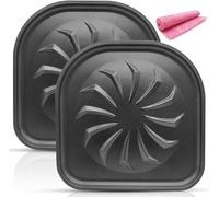 GCQ 2 PCS Air Fryer Drip Tray for Power XL Vortex Pro 9.5L Digital Air Fryer, Air Fryer Replacement Parts Accessories for 6QT 10QT PowerXL Air Fryers, Non-Stick Drip Pan,Dishwasher Safe