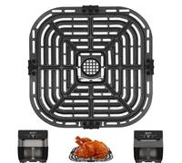 GCQ Air Fryer Accessories for Instant Vortex Plus 6QT Instant Pot Vortex Plus 6QT Clear Cook Air Fryer, Original Air Fryer Replacement Tray Grill Pan Plate Crisper Plate Rack Parts,Dishwasher Safe
