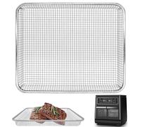 GCQ Air Fryer Wire Rack for Breville Halo Flexi Air Fryer, 12"×9.8"×1.3" Stainless Steel Air Fryer Accessories Replacement Parts Roasting Steamer Grill Rack Basket Baking Tray,Dishwasher Safe