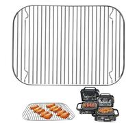 GCQ Stainless Steel Rack for Ninja Woodfire OG701 OG751, 12.6×8.7 IN Flex Flame Combi Accessories Outdoor Indoor Grill Stand for Wood fire Electric Air Fryer, Dishwasher Safe