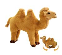 Gcroet 1PC Camel, 12in Realistic Cute Stuffed Animals Soft Khaki Stuffed Camel for Home Decor Super Cuddly Animal Plush Pillow for Adults and Kids