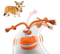 Gcroet 1PC Interactive Dog Ball Motion Activated Dog Toys to Keep Them Busy Intelligent Avoidance Pet Toys for Dogs Orange