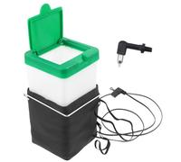 Gcroet 1Set Heated Rabbit Water Bottle 1L No Drip Heated Water Bottle for Rabbits USB Powered for Hamster Guinea Pigs Birds