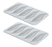 Gcroet 2PCS Tuille Molds Feather Silicone Mold in Different Shape 3D Feather Shape Baking Molds No-Stick Pastry Molds for DIY Baking Fondant Chocolate Party Dessert Cake Decor