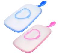 Gcroet 2PCS Wet Wipes Dispenser Box, Waterproof Refillable Plastic Baby Wipes Dispenser with Sealing Lids, Portable Container Box with Handle for Travel