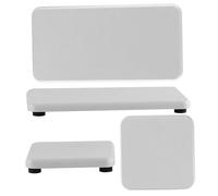 Gcroet 4Pcs Diatomite Stone Sink Tray 3.2x6.3''＆ 3.2x3.2'' Water Absorbing Stone Tray for Sink Non Slip Soap Holder Diatomite Drying for Cups & Drinks Bottles..