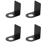 Gcroet 4PCS Wall Mounted Soap Pump Bottle Dispenser Stands, Stainless Steel Shampoo Dispenser Bottles Hanging Shelf Storage Holder Racks - Bathroom Shampoo Shelf