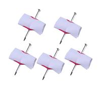 Gcroet 5Pcs Novelty Bloody Nail Through Finger Prank Trick Joke Trick Toys Prank Magic Props April Fool Halloween Party Spoof Toy
