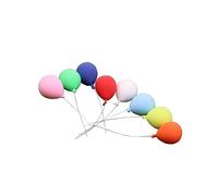 Gcroet 8Pcs Dollhouse Miniature Balloons 1:12 Dollhouse Miniature Scene Model Balloons Decoration Accessories..