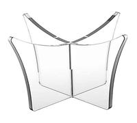 Gcroet Acrylic Ball Display Stands, Acrylic Ball Stand Football Storage Support Holders,Clear Football Display Holder Pedestal Riser Plinth for Ball, Baseball, Softball, Tennis Ball