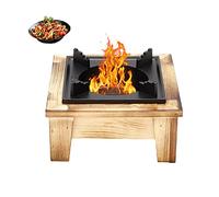 Gcroet Alcohol Stove Portable Barbecue Alcohol Oven Stove Cooking Utensil for Outdoor Camping Survival