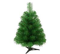 Gcroet Artificial Christmas Tree with Stand 2ft Vivid Decorative Small Christmas Tree PVC PET Detachable Decorations for Home Office Party, White