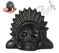 Gcroet Aztec Death Whistle Loudest with Skull Terrifying Human Sounding Ancient Death Whistle, Collectible Traditional for Halloween & Themed Events