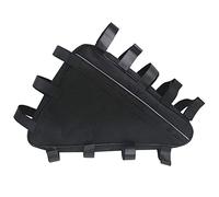 Gcroet Bike Triangle Frame Bag, Bicycle Crossbar Frame Bag Cycling Pouch Storage Tube Bag, Large Capacity Cycling Pack Strap-On Saddle Accessories Bag,Electric Bike Li-ion Battery Storage Bag Pouch