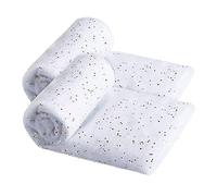 Gcroet Christmas Snow Blanket 2PCS 30x40 inch Artificial Soft Snow Cover Xmas White Cotton Carpet Roll