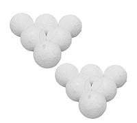 Gcroet Christmas Snowballs Shatterproof Hanging Snowball Ornaments Christmas Tree Baubles 6PCS 10CM