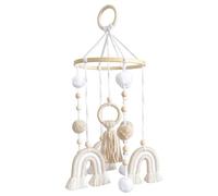 Gcroet Crib Mobile, 7.9x19.3 Inch Baby Mobile for Crib, Boho Rainbow Nursery Decor, Hanging Baby for Kids Room ..